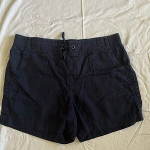 Women’s Athleta Linen Shorts, Blue, size 12